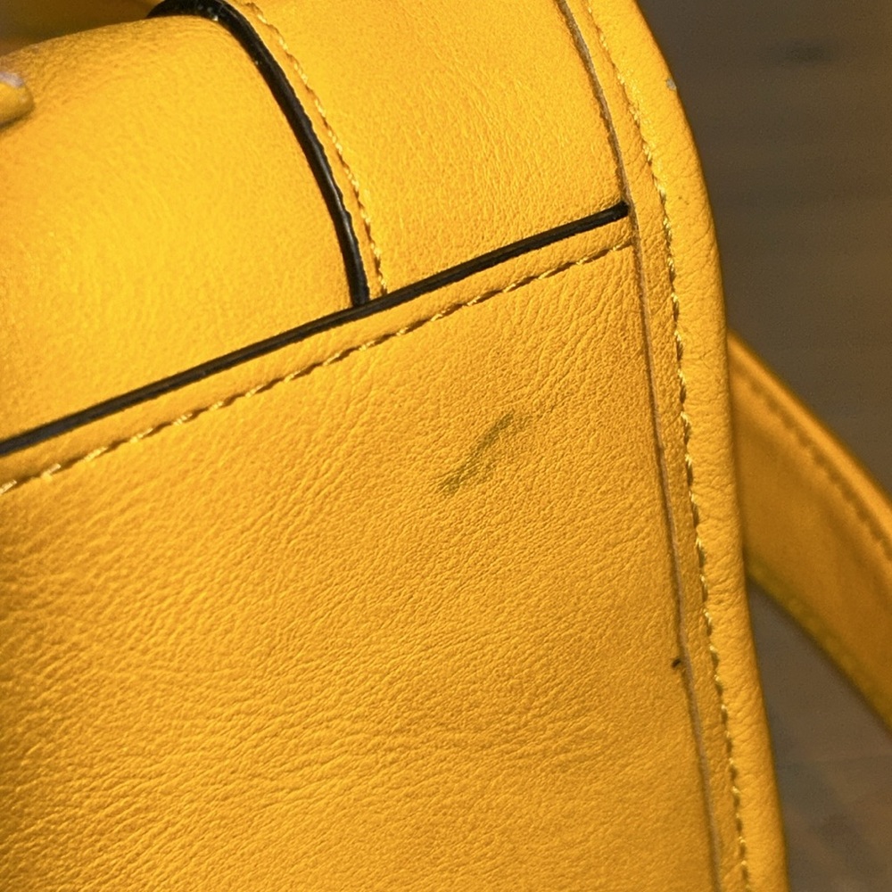 Big Buddha Satchel Crossbody Gold Yellow Color - Picture 9 of 9